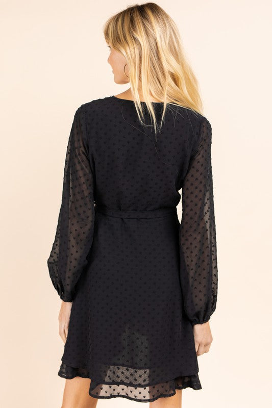 Daniella Long Sleeve Wrap Dress