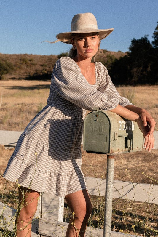 Yvonne Smocked Top Tiered Dress
