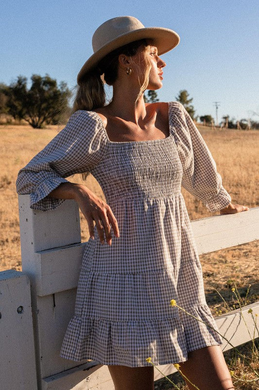 Yvonne Smocked Top Tiered Dress