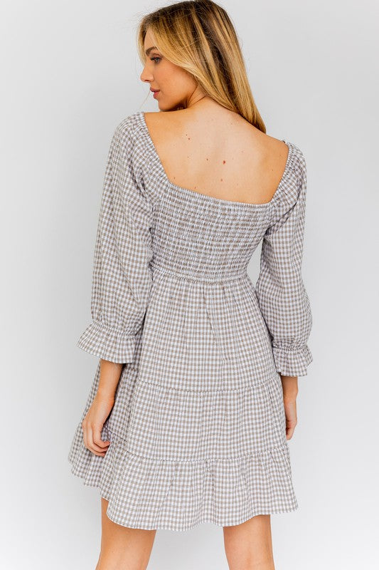 Yvonne Smocked Top Tiered Dress