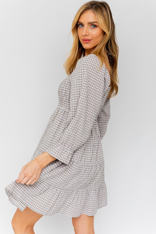 Yvonne Smocked Top Tiered Dress