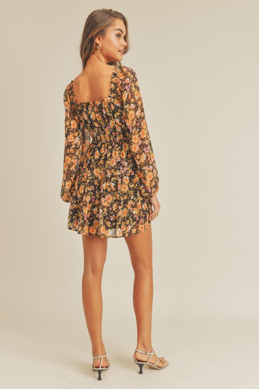 Adele Floral Mini Dress