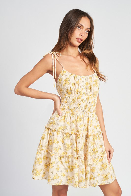 Leslie Spaghetti Strap Mini Dress