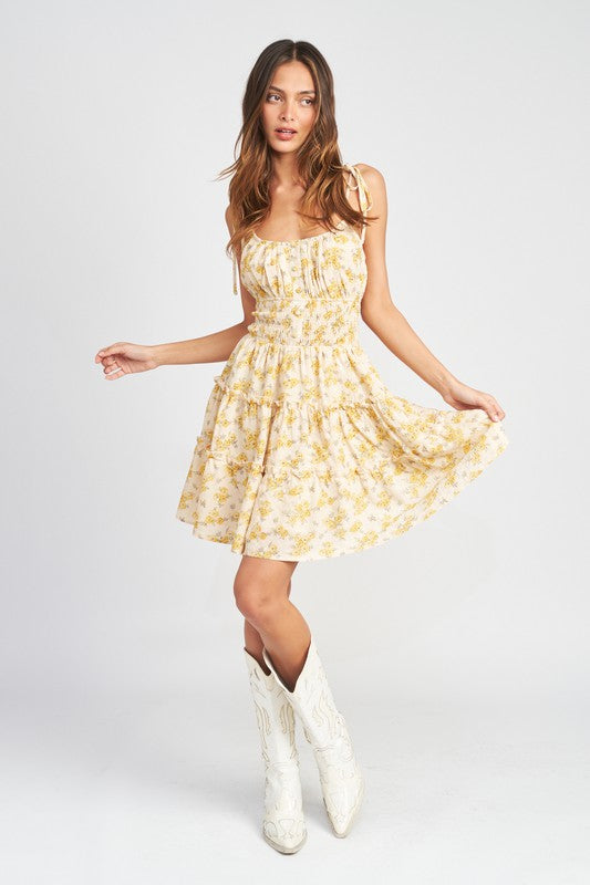 Leslie Spaghetti Strap Mini Dress