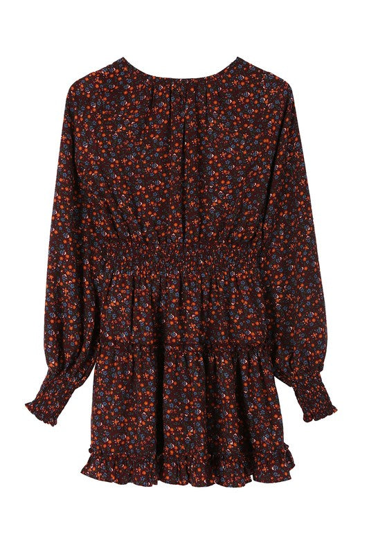 Dina floral mini dress