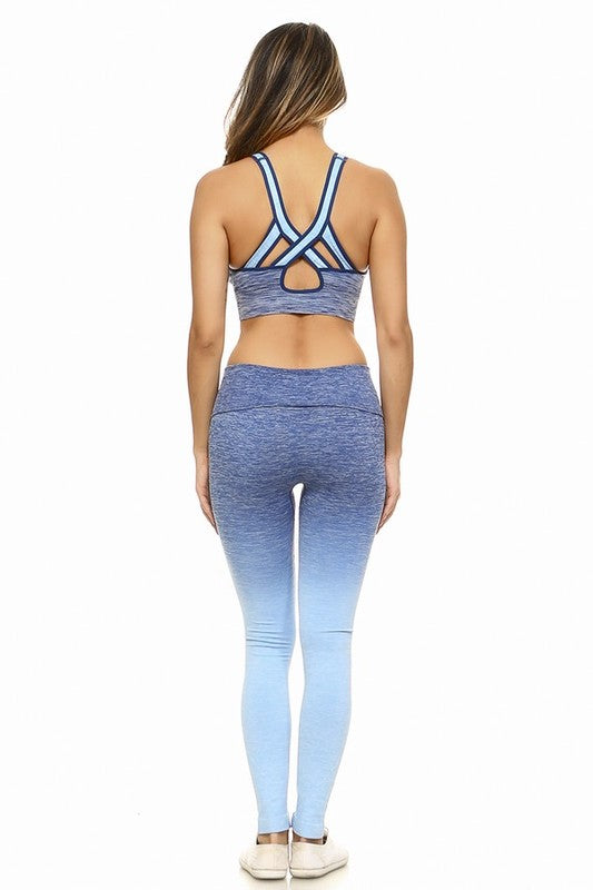 Dip Dye Ombre Activewear Set