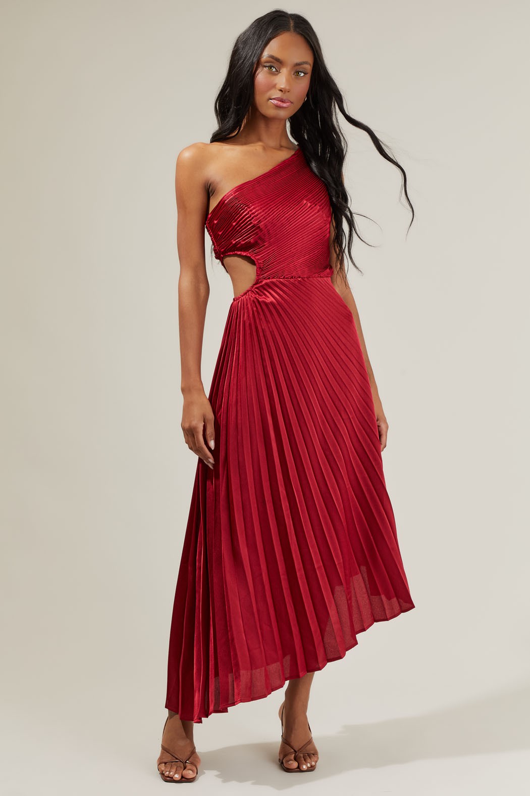 Marigold Pleated Dress