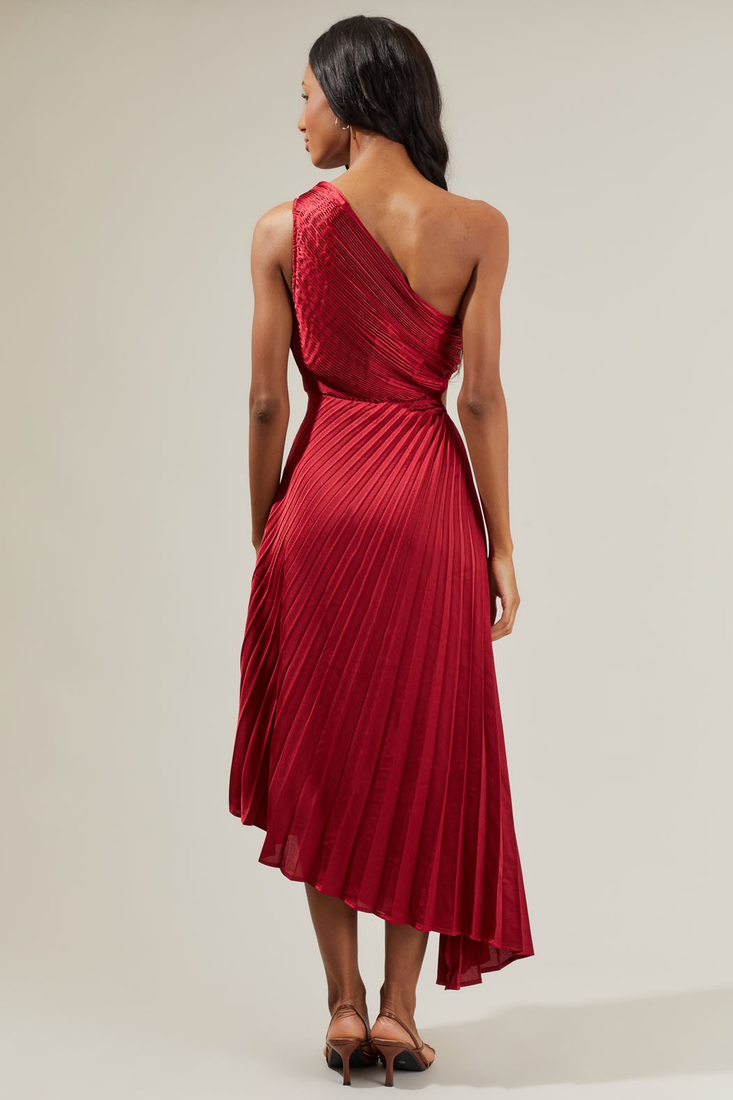 Marigold Pleated Dress