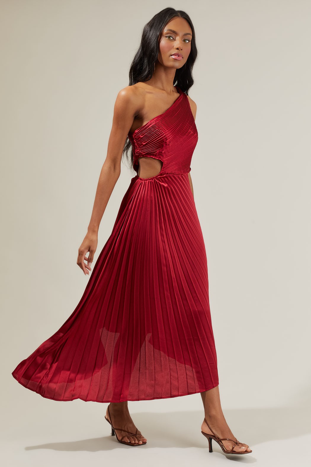 Marigold Pleated Dress