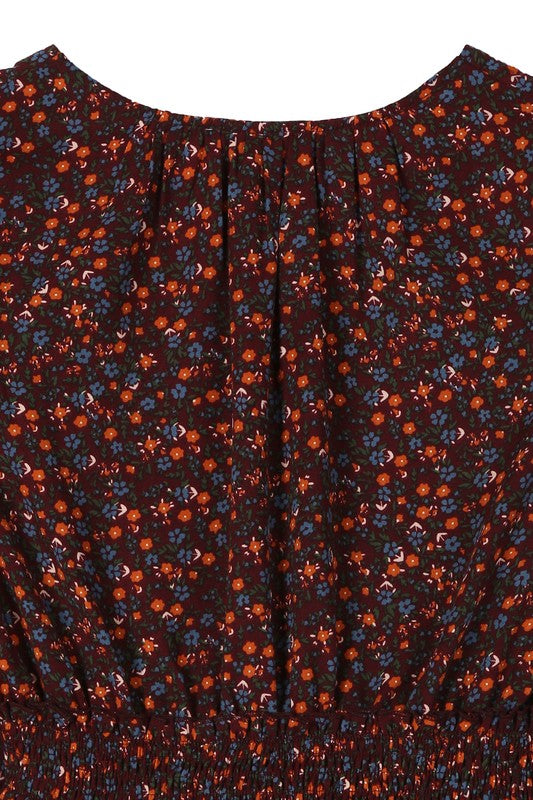 Dina floral mini dress