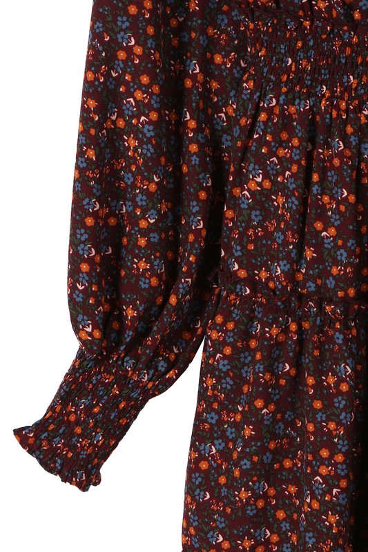 Dina floral mini dress