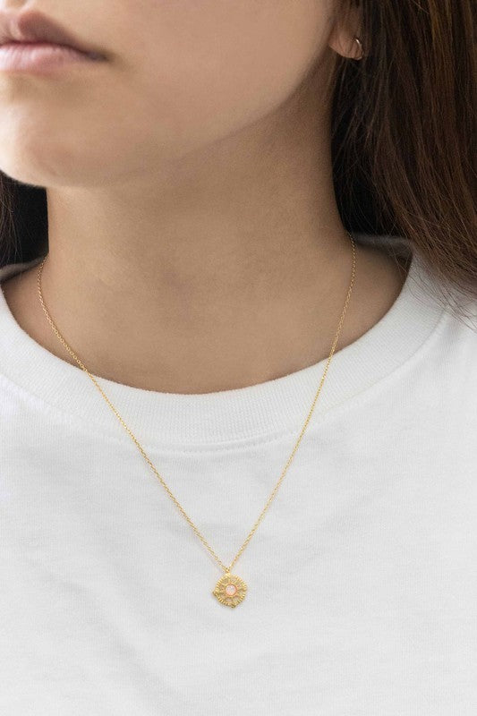 Pixum Compass Stone Necklace