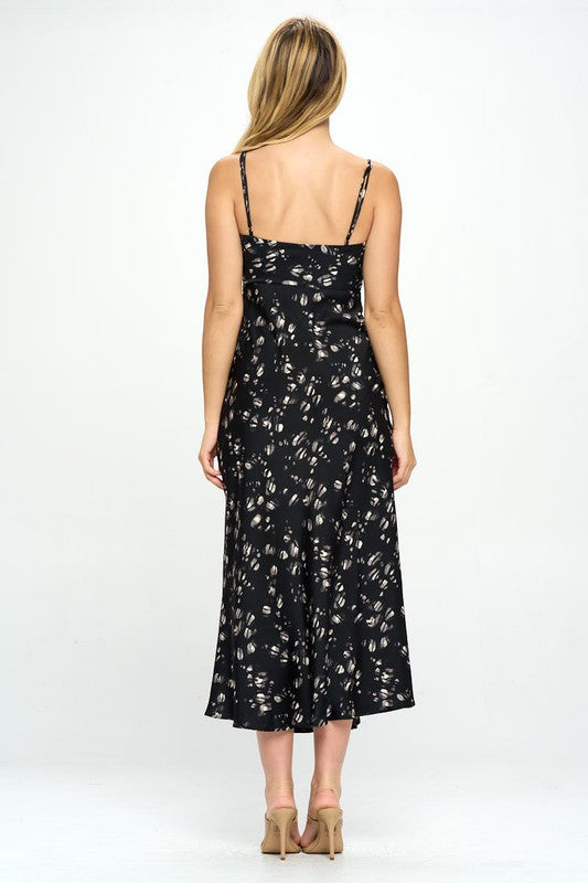 Satin Floral Maxi