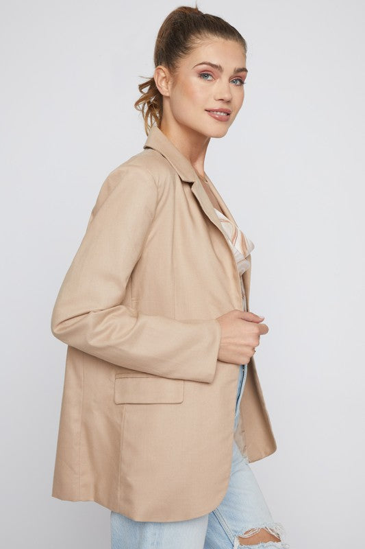 OVERSIZED SINGLE BLAZER