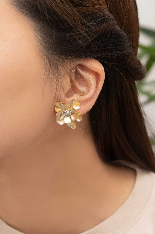 Anemone Post Earrings